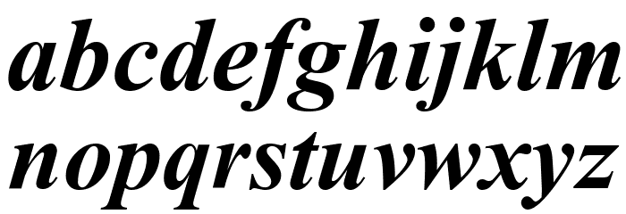 Dai Banna SIL Light Bold Italic Font LOWERCASE