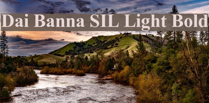 Dai Banna SIL Light Bold Font examples
