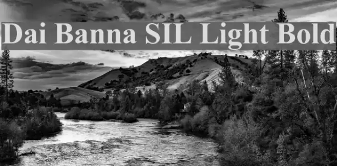 Dai Banna SIL Light Bold  examples