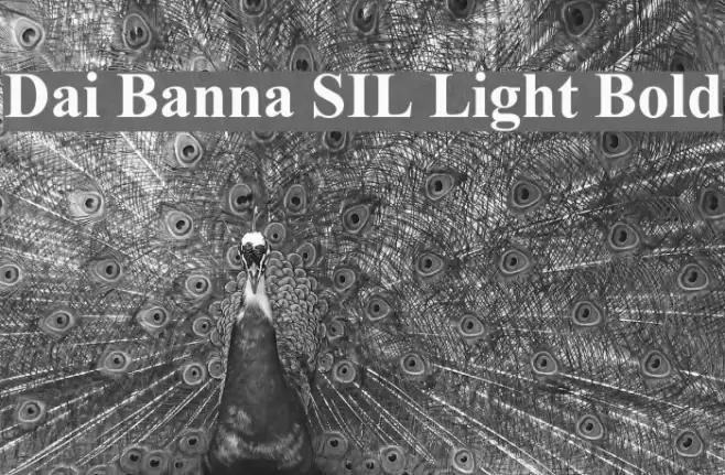 Dai Banna SIL Light Bold  examples