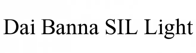 Dai Banna SIL Light  font caratteri gratis