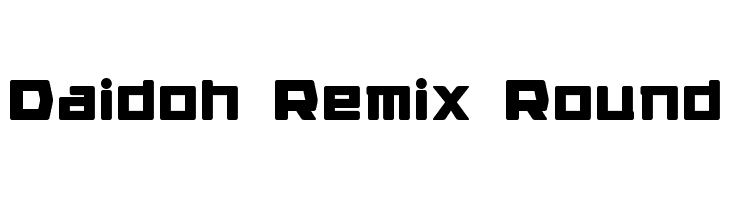 Daidoh Remix Round  Frei Schriftart Herunterladen