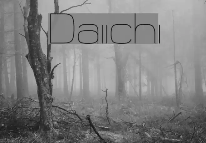 Daiichi Font examples