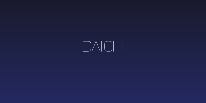 Daiichi Social Header