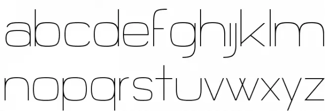 Daiichi Font LOWERCASE