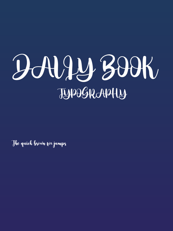 Daily Book Poster