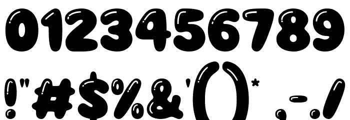 Daily Bubble Font OTHER CHARS