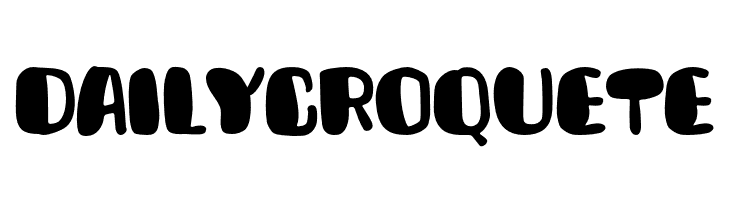 Daily Croquete  免费字体下载