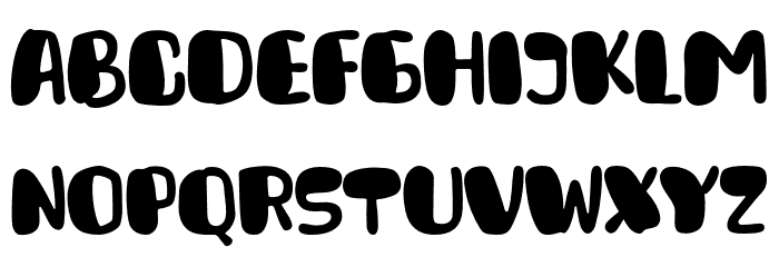 Daily Croquete Font UPPERCASE