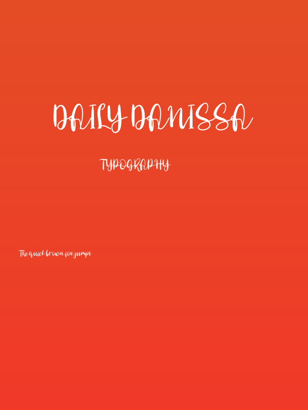 Daily Danissa Poster