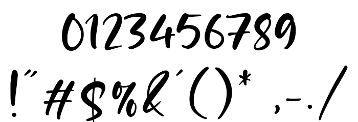 Daily Feather Font OTHER CHARS
