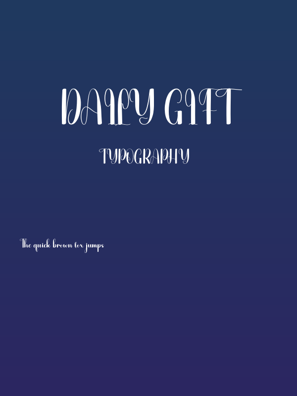 Daily Gift Poster