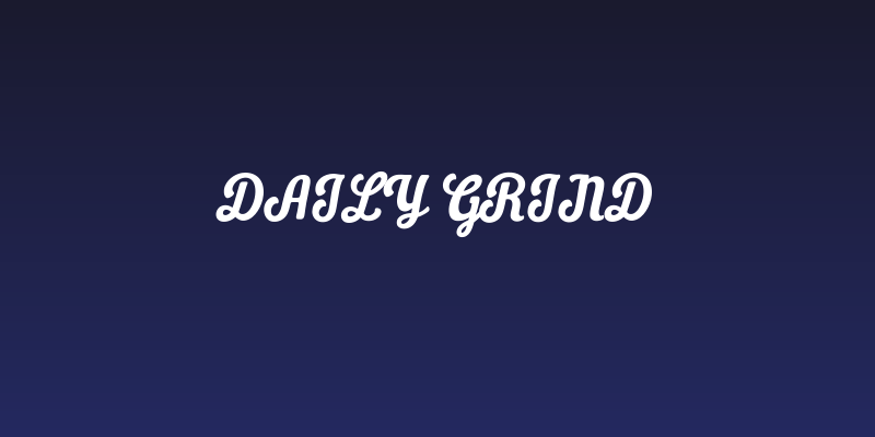 Daily Grind Social Header