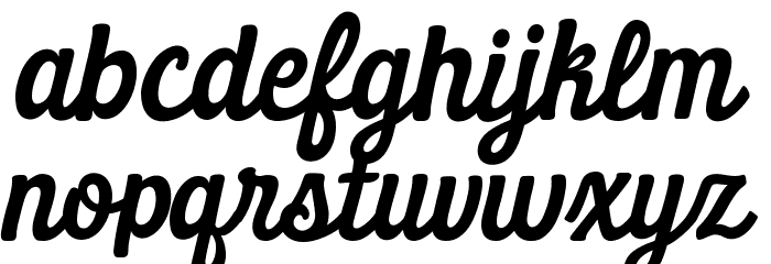 Daily Grind Font LOWERCASE