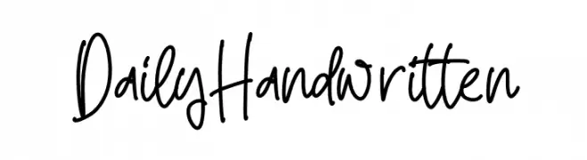 Daily Handwritten  नि: शुल्क फ़ॉन्ट्स डाउनलोड