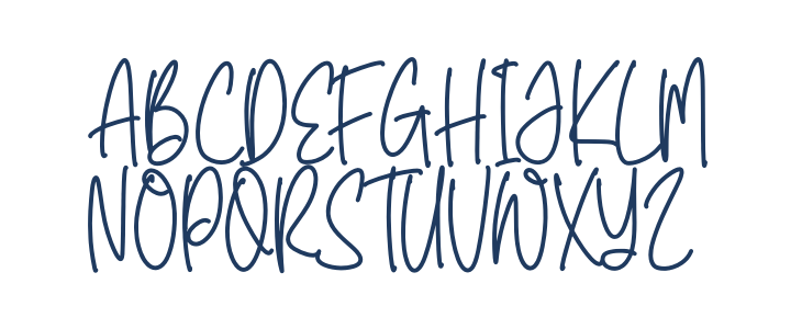 Daily Handwritten Uppercase