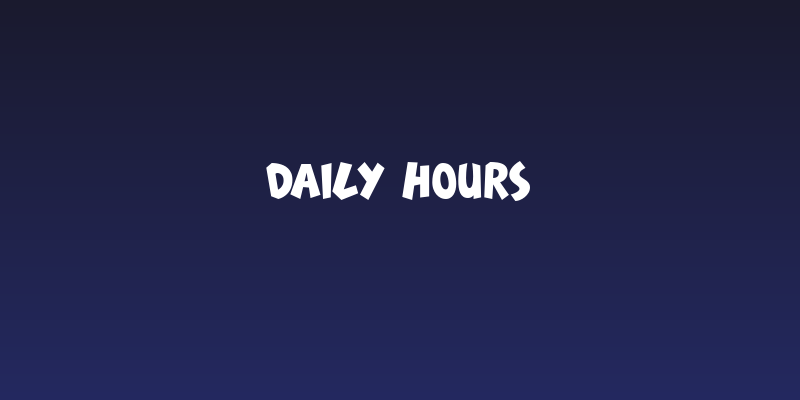 Daily Hours Social Header
