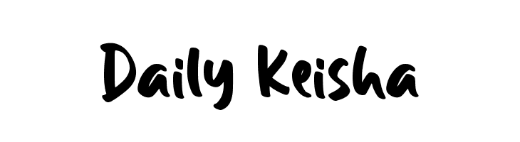 Daily Keisha  font caratteri gratis