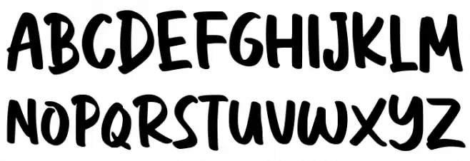 Daily Keisha Schriftart Groß