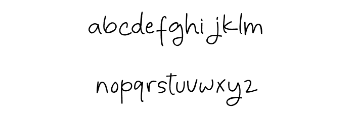 Daily Life Font LOWERCASE
