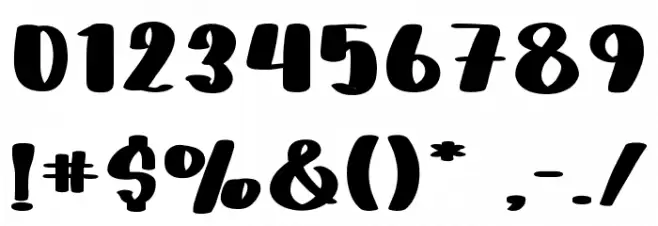 Daily Love Font OTHER CHARS