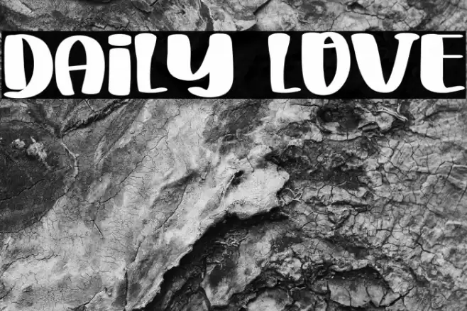 Daily Love Font examples
