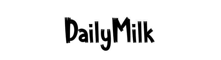 Daily Milk  Frei Schriftart Herunterladen