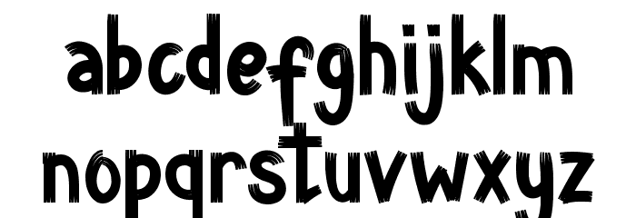 Daily Milk Font LOWERCASE