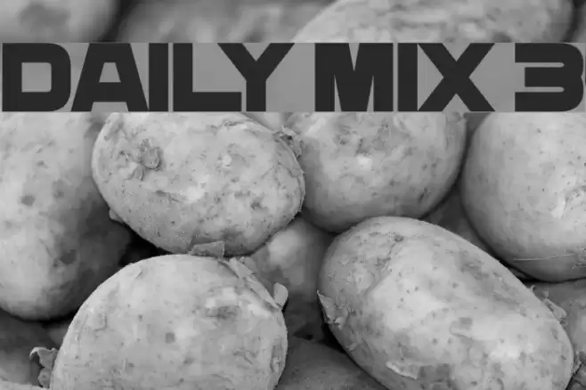 Daily Mix 3 Font examples