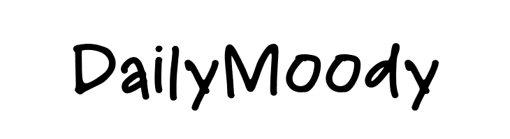 Daily Moody  font caratteri gratis