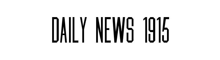 Download Daily News 1915 Font Ffonts Net SVG Cut Files