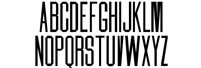 Daily News 1915 Font LOWERCASE