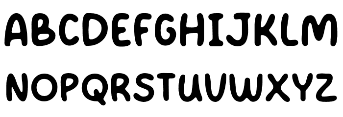 Daily Note Font LOWERCASE