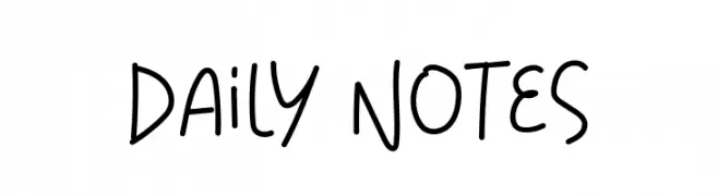 Daily Notes  Frei Schriftart Herunterladen
