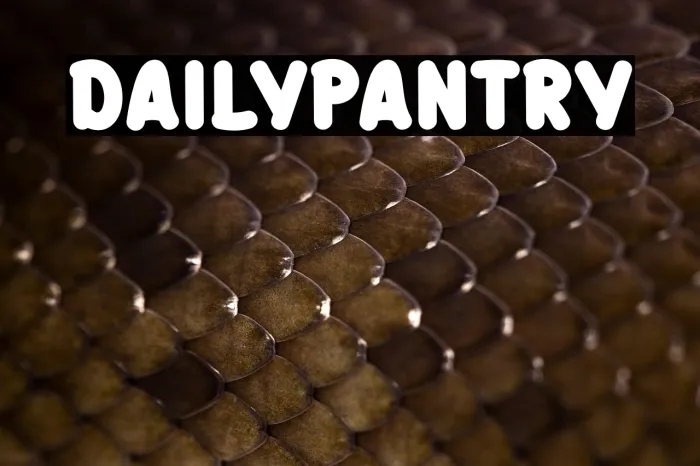 Daily Pantry Example 1