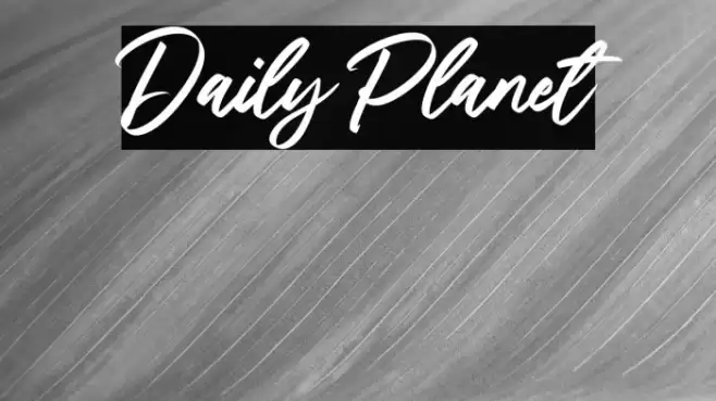 Daily Planet Font examples