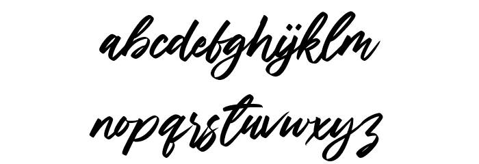 Daily Planet Font LOWERCASE