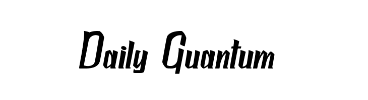 Daily Quantum   les polices de caractères gratuit tlcharger