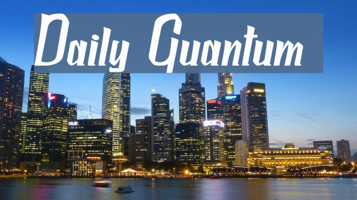 Daily Quantum Font examples