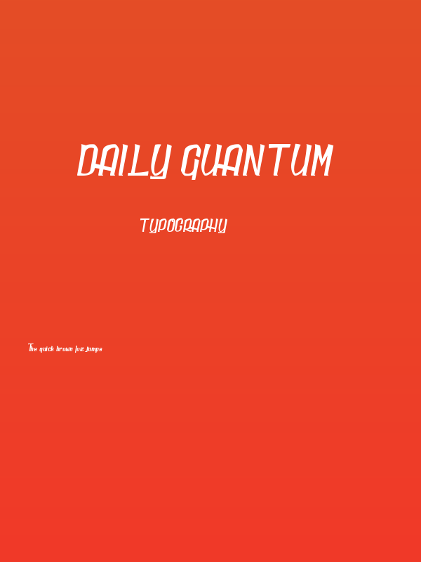 Daily Quantum  Poster