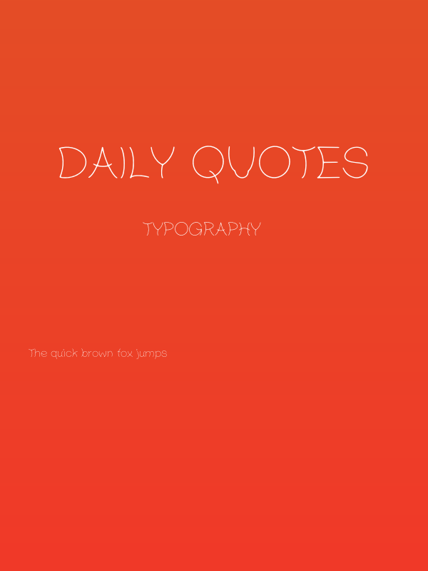 Daily Quotes Poster