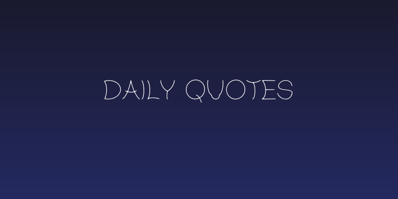 Daily Quotes Social Header