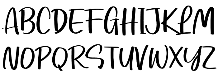 Daily Retro Font UPPERCASE