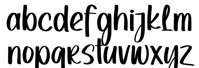 Daily Retro Font LOWERCASE