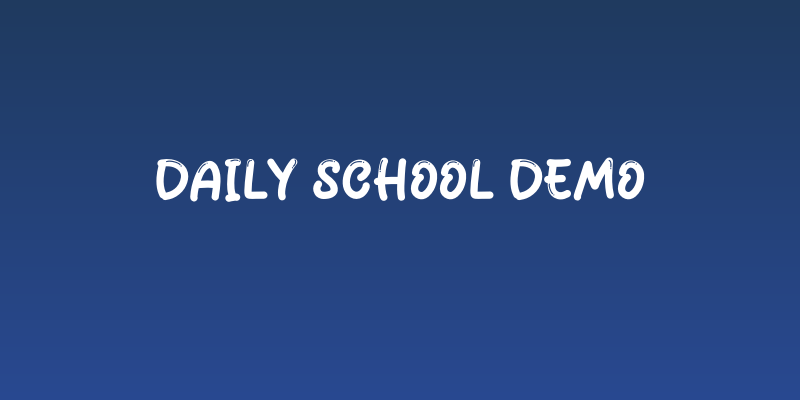 Daily School Demo Social Header