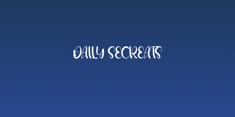 Daily Secreats Social Header