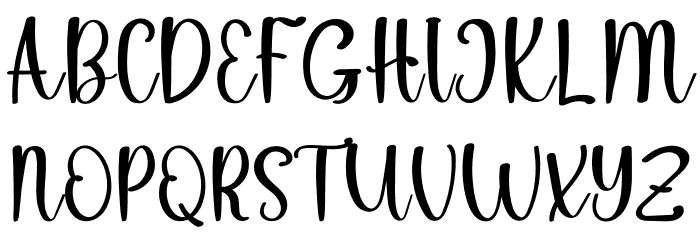 Daily Space Font UPPERCASE