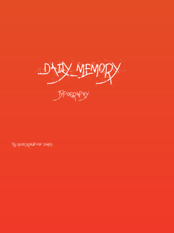 Daily memory Poster