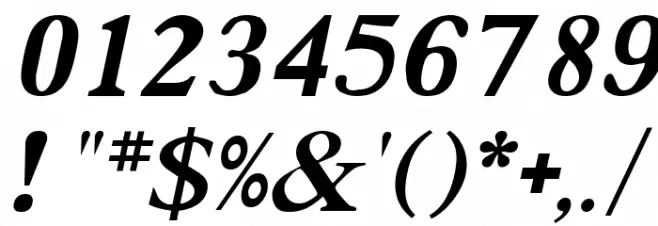 DailyPlanet BlackItalic Font OTHER CHARS