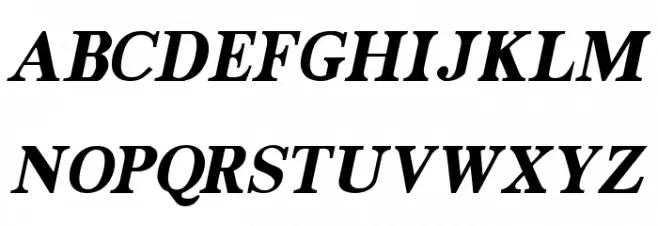 DailyPlanet BlackItalic フォント 大文字